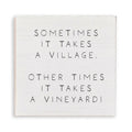 Takes A Vineyard Magnet | Wine Decor | Wooden Magnet