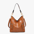 Rochelle Crocodile Print Hobo Bag | M1742CROC