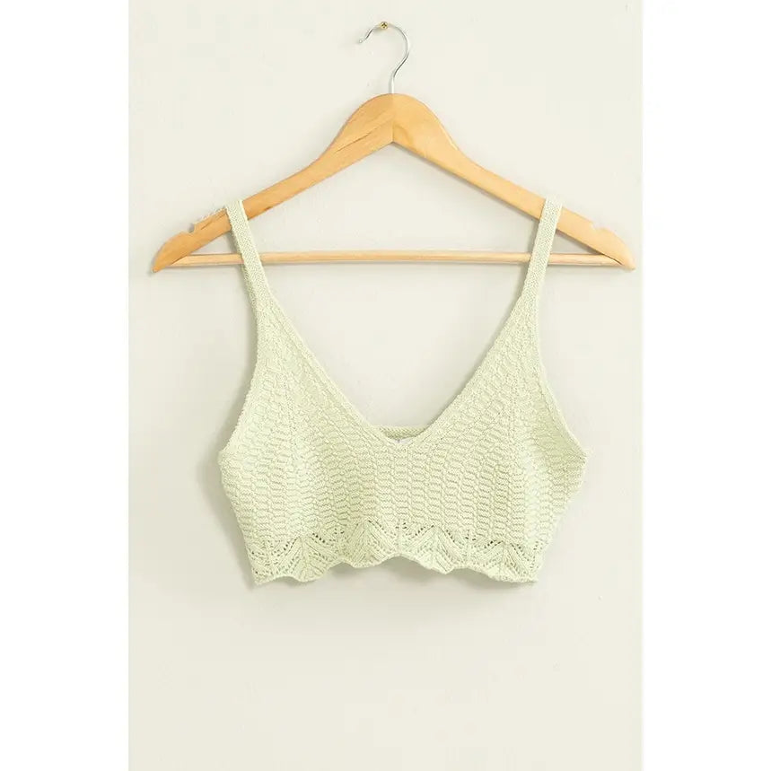 Crochet Knit Bralette top